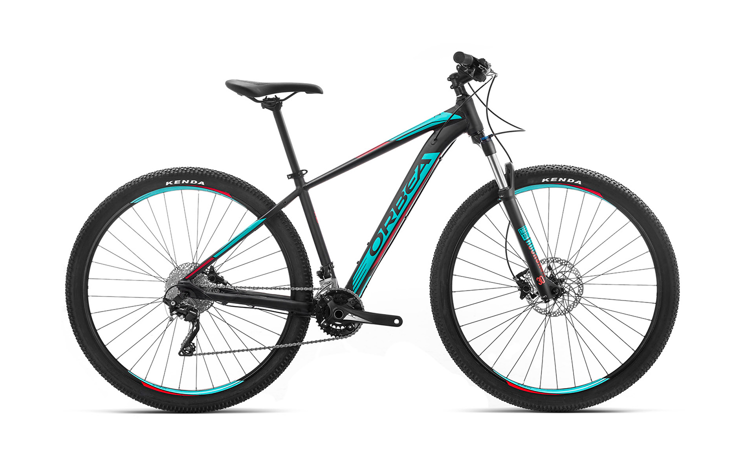 Фотография Велосипед Orbea MX 29 10 (2019) 2019 Черно-голубой 